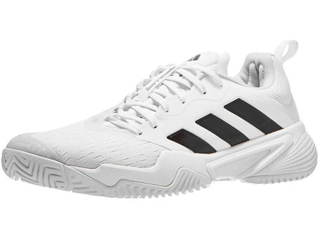 adidas Barricade AC White/Black/Silver Men's Shoes | Tennis Warehouse Europe