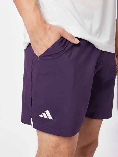 adidas Mens Fall Club 3-Stripe 7 Short