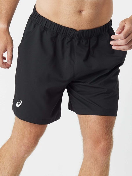 asics black shorts