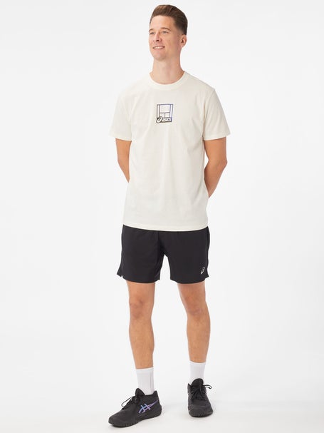 Asics Mens Core Court Graphic T-Shirt Beige