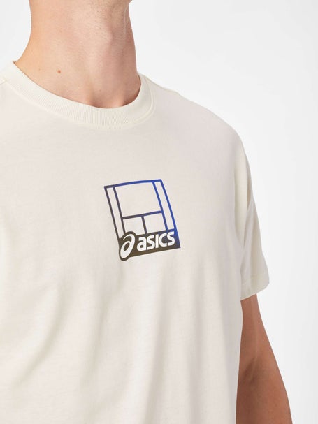 Asics Mens Core Court Graphic T-Shirt Beige