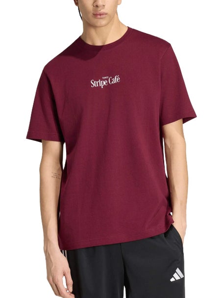 adidas Mens Coffee Donut Bag Graphic T-Shirt