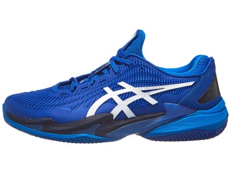Asics Court FF 3 Novak Clay\Blue/Black Mens Shoes