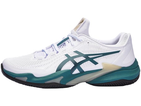 Asics Court FF 3 Clay\White/Foggy Teal Mens Shoes