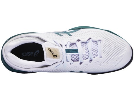 Asics Court FF 3 Clay\White/Foggy Teal Mens Shoes