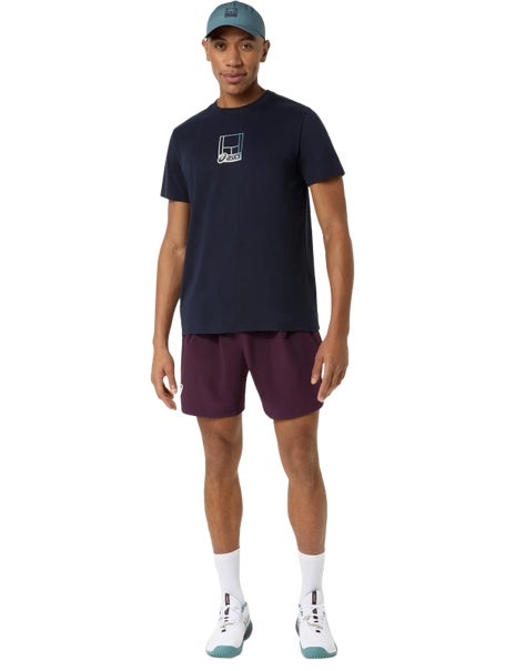 Asics Mens Core Court Graphic T-Shirt Midnight