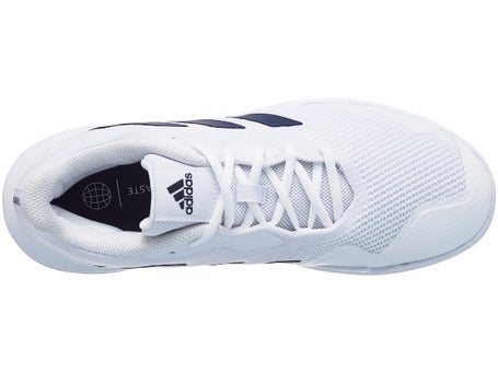 adidas CourtJam Control Carpet\White/Navy Mens Shoes 