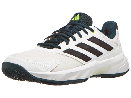 Chaussures Homme adidas Courtjam Control 3 Wh Black Aurora TERRE BATTUE