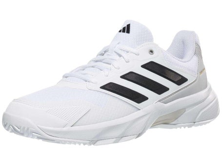 Scarpe adidas Courtjam Control 3 Bianco Nero Uomo TUTTE LE SUPERFICI