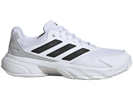 Scarpe adidas Courtjam Control 3 Bianco Nero Uomo TERRA BATTUTA