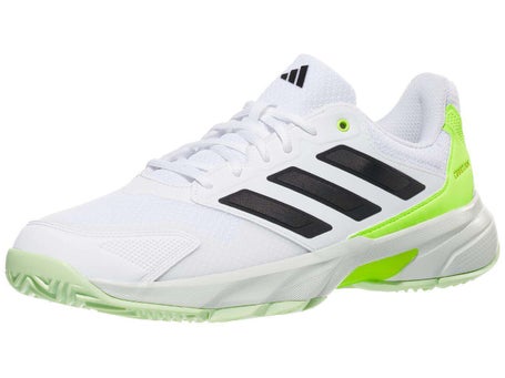 Chaussures Homme adidas CourtJam Control 3 Blanc Citron TOUTES SURFACES