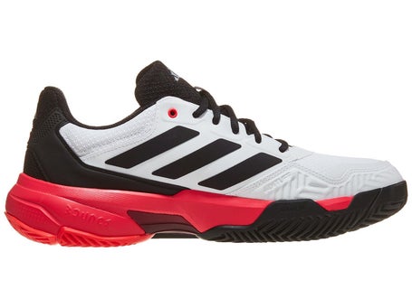 adidas Courtjam Control 3 AC White/Black/Red Men Shoes | Tennis 