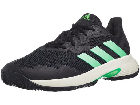 Zapatillas adidas CourtJam Control Negro/Verde TIERRA | Warehouse Europe