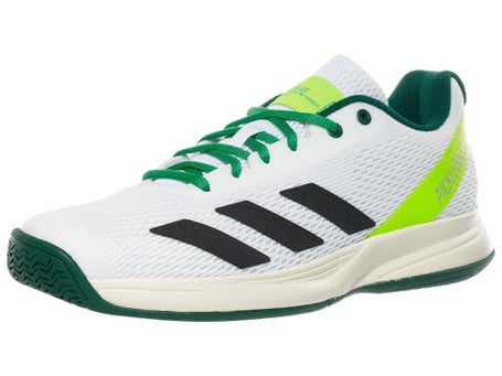 adidas Courtflash Pickleball\White/Green Mens Shoes