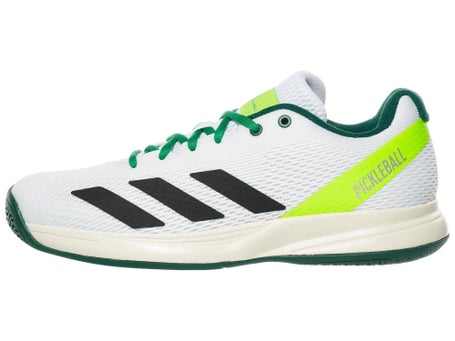 adidas Courtflash Pickleball\White/Green Mens Shoes