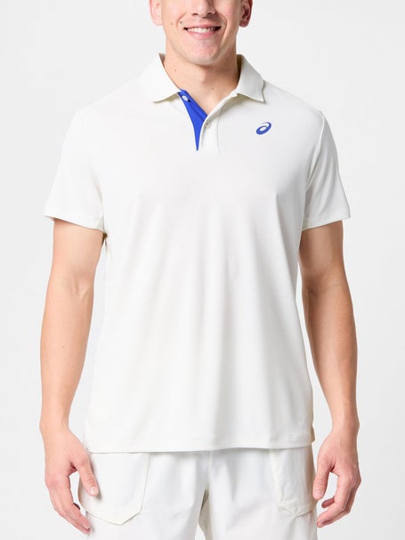 Polo Homme Asics Core Court White Royal