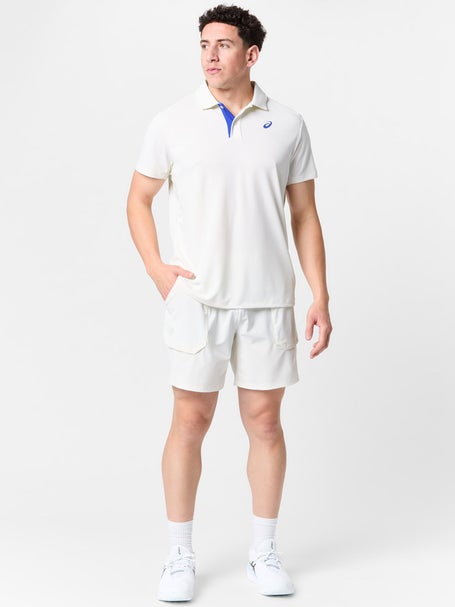 Asics Mens Core Court Polo White/Royal