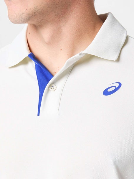 Asics Mens Core Court Polo White/Royal