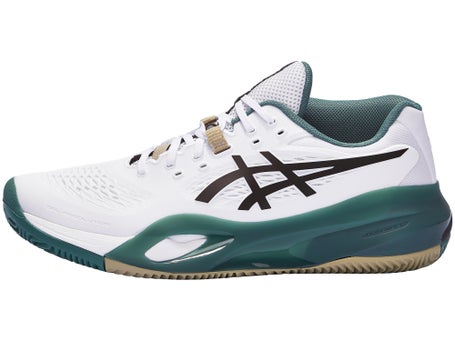 Asics Gel Resolution X Clay\Wh/Dk Aubergine Mens Shoes