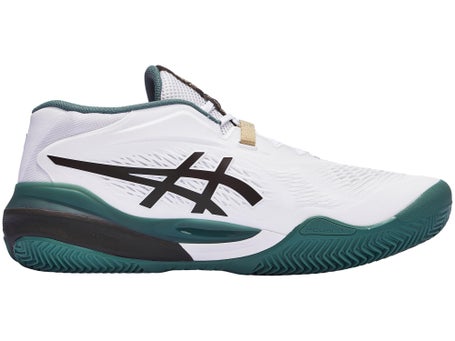 Asics Gel Resolution X Clay\Wh/Dk Aubergine Mens Shoes