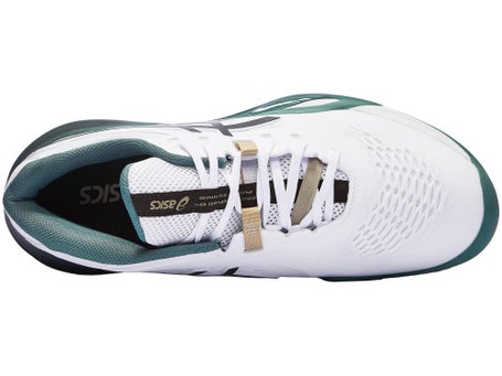 Asics Gel Resolution X Clay\Wh/Dk Aubergine Mens Shoes