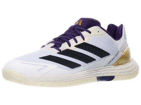 adidas Defiant Speed 2 ALLCOURT Herrenschuh Weiß Schwarz Pflaume