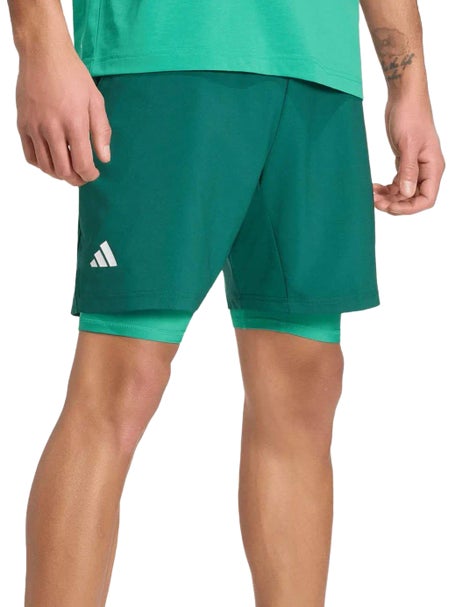 adidas Mens Fall Club 2-in-1 Short