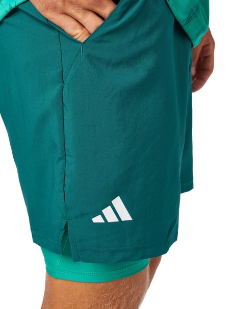 adidas Mens Fall Club 2-in-1 Short