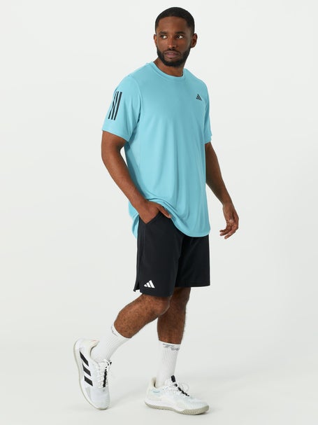 Tee-shirt adidas Club 3 Stripes Homme Bleu - Sports Raquettes