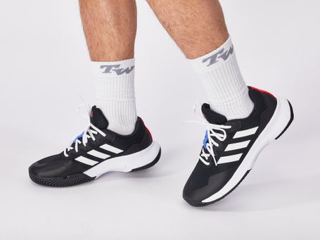 adidas GameCourt 2 AC Black/White/Red Men's Shoes | Tennis Warehouse Europe