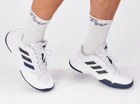 adidas GameCourt 2 AC White/Navy Men's Shoes | Tennis Warehouse Europe