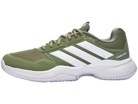 adidas Game Court 3 AC\Tent Green/White Mens Shoes