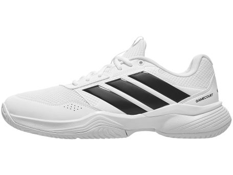 adidas Game Court 3 Wide AC\White/Black Mens Shoes