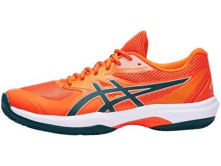 Asics Gel Game FF Padel\Orange/Jewel Green Mens Shoes