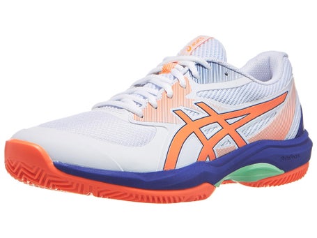 Asics Gel Game FF Padel\White/Vivid Coral Mens Shoes