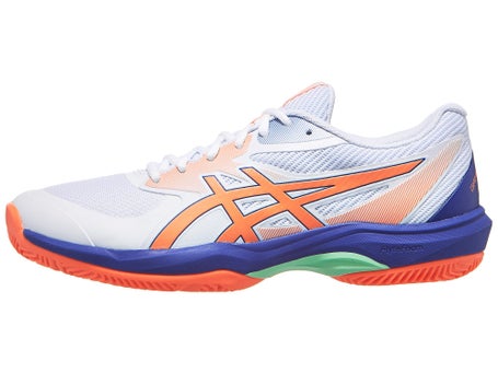 Asics Gel Game FF Padel\White/Vivid Coral Mens Shoes
