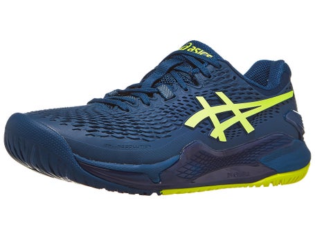 Asics Gel Resolution 9 AC\Mako Blue/Yellow Mens Shoes