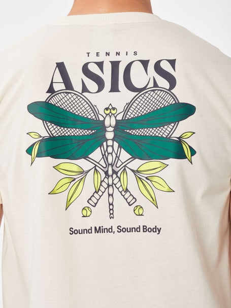 Asics Mens Game Seasonal Graphic T-Shirt Beige