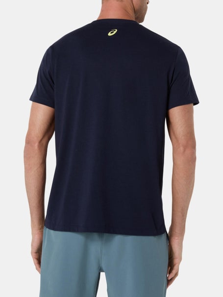 Asics Mens Paris Game Seasonal Graphic T-Shirt Navy