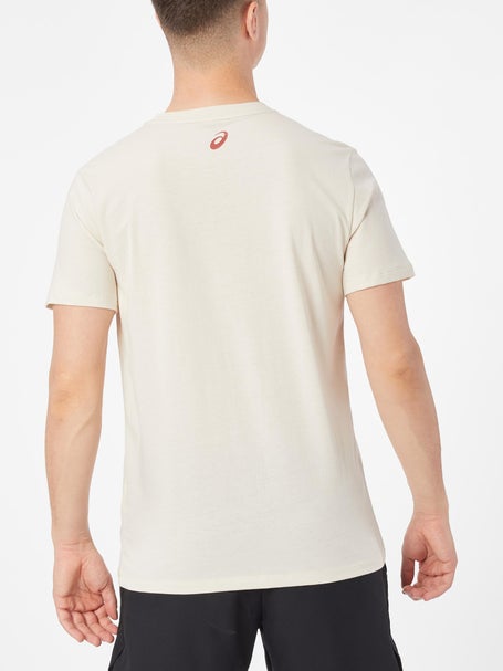 Asics Mens Logo T-Shirt Beige