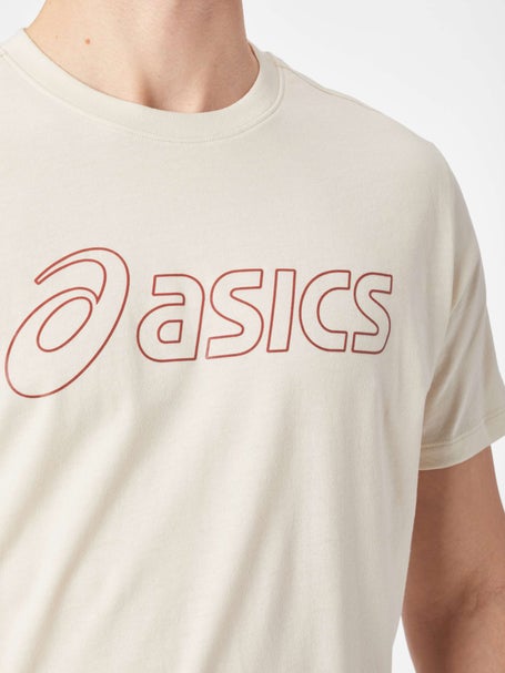Asics Mens Logo T-Shirt Beige