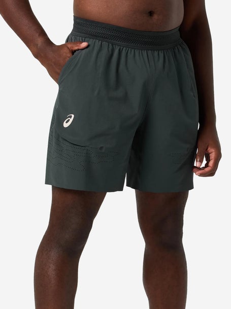 Asics Mens New York Match 7 Short Graphite Grey