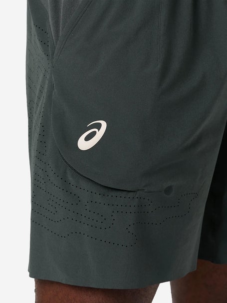 Asics Mens New York Match 7 Short Dark Grey