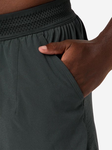 Asics Mens New York Match 7 Short Dark Grey
