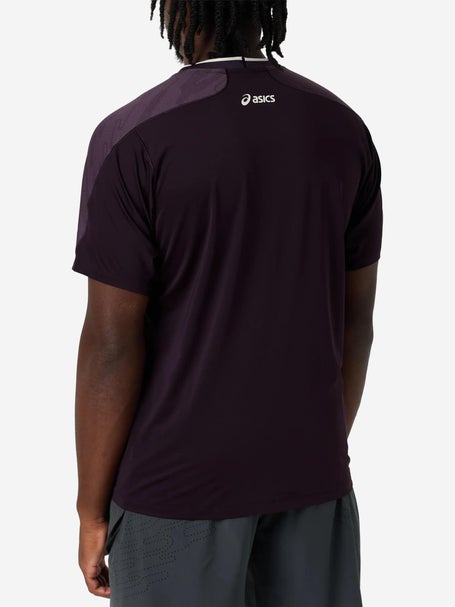 Asics Mens New York Match Top Burgundy