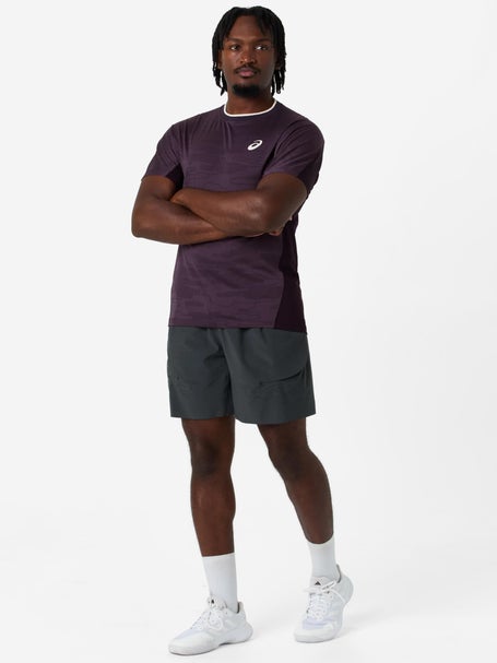 Asics Mens New York Match Top Burgundy