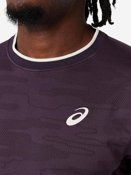 Asics Mens New York Match Top Burgundy