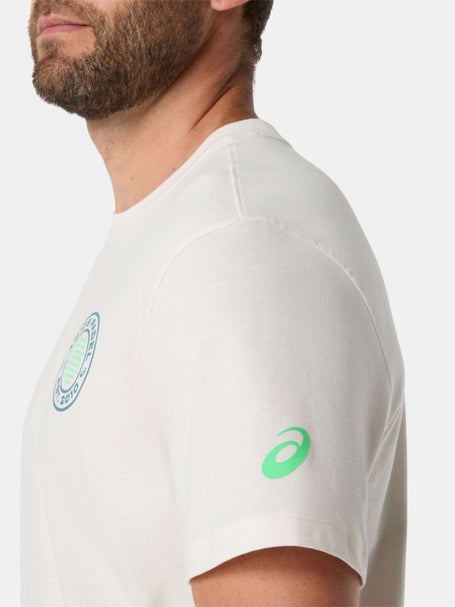 Asics Mens PDL Court Graphic T-Shirt Beige
