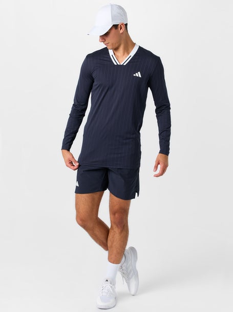 adidas Mens Paris Wow Longsleeve Top Navy