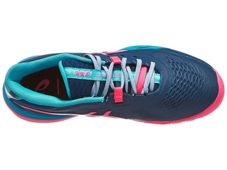 Asics Gel Resolution X Padel\Mako Blue/Pink Mens Shoes